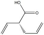 (R)-2-vinylpent-4-enoic acid Struktur