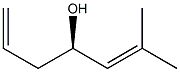 (R)-6-methylhepta-1,5-dien-4-ol Struktur