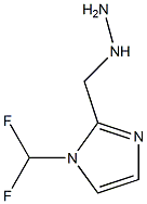 1-((1-(difluoromethyl)-1H-imidazol-2-yl)methyl)hydrazine Struktur