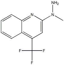 1-(4-(trifluoromethyl)quinolin-2-yl)-1-methylhydrazine Struktur