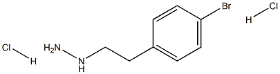 1-(4-bromophenethyl)hydrazine dihydrochloride Struktur