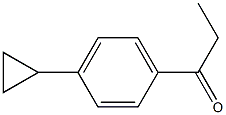 1-(4-cyclopropylphenyl)propan-1-one Struktur