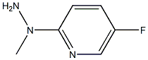 1-(5-fluoropyridin-2-yl)-1-methylhydrazine Struktur