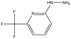 1-(6-(trifluoromethyl)pyridin-2-yl)hydrazine Struktur