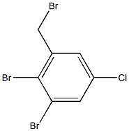 1,2-dibromo-3-(bromomethyl)-5-chlorobenzene Struktur