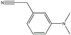 2-(3-(dimethylamino)phenyl)acetonitrile Struktur