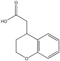 2-(3,4-dihydro-2H-chromen-4-yl)acetic acid Struktur