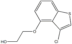 2-(3-chlorobenzo[b]thiophen-4-yloxy)ethanol Struktur