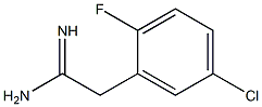 2-(5-chloro-2-fluorophenyl)acetamidine Struktur