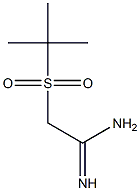 2-(tert-butylsulfonyl)acetamidine Struktur