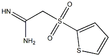 2-(thiophen-2-ylsulfonyl)acetamidine Struktur