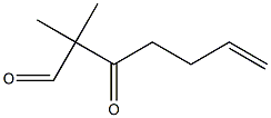 2,2-dimethyl-3-oxohept-6-enal Struktur