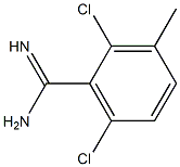 2,6-dichloro-3-methylbenzamidine Struktur