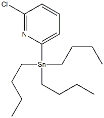 2-chloro-6-(tributylstannyl)pyridine Struktur