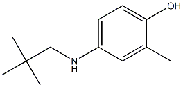 2-methyl-4-(neopentylamino)phenol Struktur