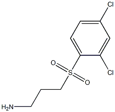 3-(2,4-dichlorophenylsulfonyl)propan-1-amine Struktur