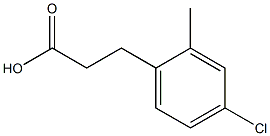 3-(4-Chloro-2-methyl-phenyl)-propionic acid Struktur