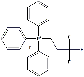 3,3,3-trifluoropropyltriphenylphosphonium iodide Struktur