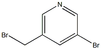 3-bromo-5-(bromomethyl)pyridine Struktur