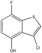 3-chloro-7-fluorobenzo[b]thiophen-4-ol Struktur