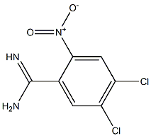 4,5-dichloro-2-nitrobenzamidine Struktur