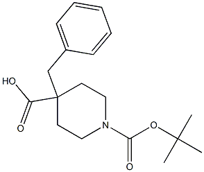 4-benzyl 1-tert-butyl piperidine-1,4-dicarboxylate Struktur