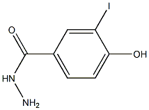 4-hydroxy-3-iodobenzohydrazide Struktur