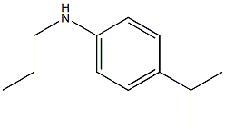 4-isopropyl-N-propylbenzenamine Struktur