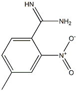 4-methyl-2-nitrobenzamidine Struktur