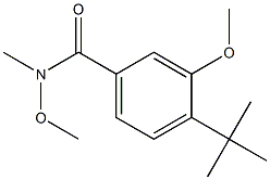 4-tert-butyl-N,3-dimethoxy-N-methylbenzamide Struktur