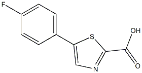 5-(4-fluorophenyl)thiazole-2-carboxylic acid Struktur