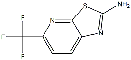 5-(trifluoromethyl)thiazolo[5,4-b]pyridin-2-amine Struktur