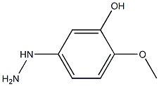 5-hydrazinyl-2-methoxyphenol Struktur