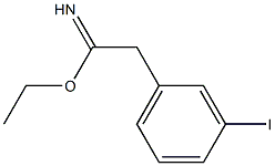 ethyl 2-(3-iodophenyl)acetimidate Struktur