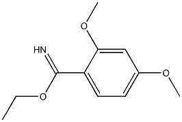 ethyl 2,4-dimethoxybenzoimidate Struktur