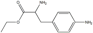 ethyl 2-amino-3-(4-aminophenyl)propanoate Struktur