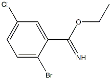 ethyl 2-bromo-5-chlorobenzoimidate Struktur