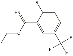 ethyl 2-fluoro-5-(trifluoromethyl)benzoimidate Struktur