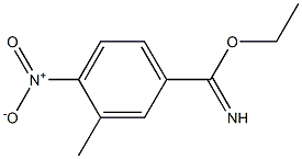 ethyl 3-methyl-4-nitrobenzoimidate Struktur