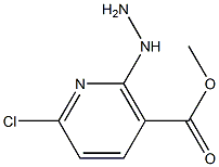 methyl 6-chloro-2-hydrazinylnicotinate Struktur