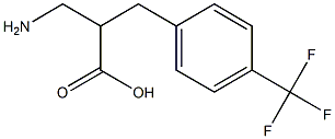 3-amino-2-(4-(trifluoromethyl)benzyl)propanoic acid Struktur