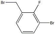 3-Bromo-2-fluorobenzyl bromide Struktur