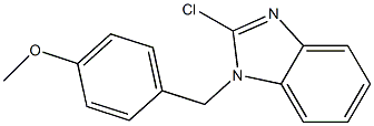 2-Chloro-1-(4-Methoxybenzyl)-1H-Benzo[D]Imidazole Struktur