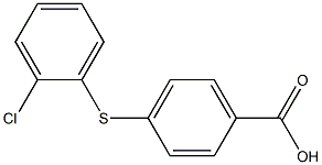 4-(2-Chlorophenylthio)Benzoic Acid Struktur