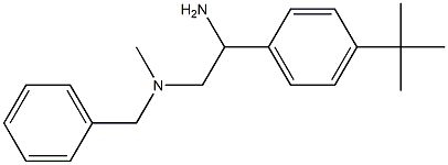 N1-benzyl-2-(4-tert-butylphenyl)-N1-methylethane-1,2-diamine Struktur