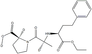 Enalapril-d3 Struktur