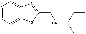 (1,3-benzothiazol-2-ylmethyl)(pentan-3-yl)amine Struktur