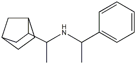 (1-{bicyclo[2.2.1]heptan-2-yl}ethyl)(1-phenylethyl)amine Struktur