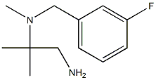 (1-amino-2-methylpropan-2-yl)[(3-fluorophenyl)methyl]methylamine Struktur