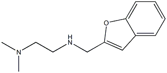 (1-benzofuran-2-ylmethyl)[2-(dimethylamino)ethyl]amine Struktur